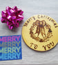 Christmas wreath coaster - Image 1