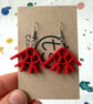 Red KNEX - Surgical Steel Hooks - Old Stock - Super Seconds
