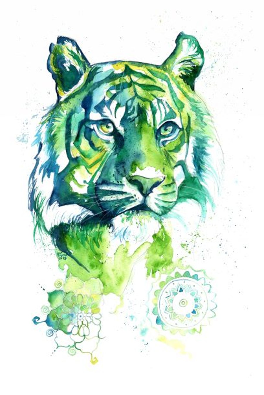 'Kali' Tiger A5 Print