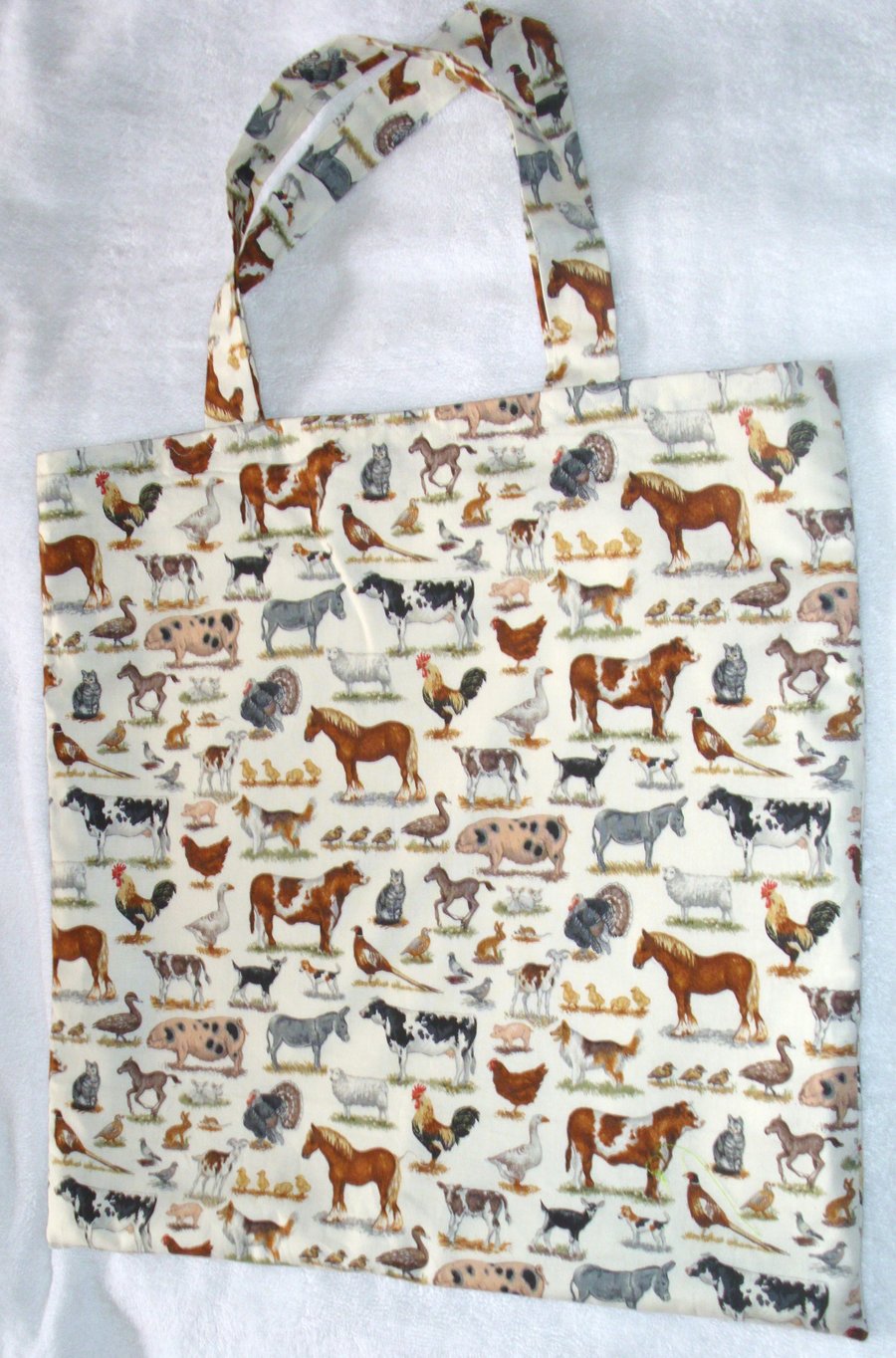On the Farm cloth shopping bag , Tote bag