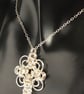 Sterling Silver Chainmaille Celtic Style Pendant - Image 4