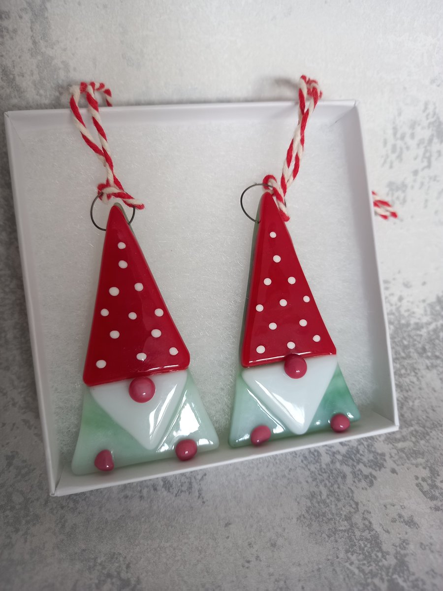 Two Christmas Hangers - Gonk - Gnomes