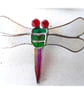 Giant Dragonfly Garden Decoration Stained Glass Suncatcher - Image 6