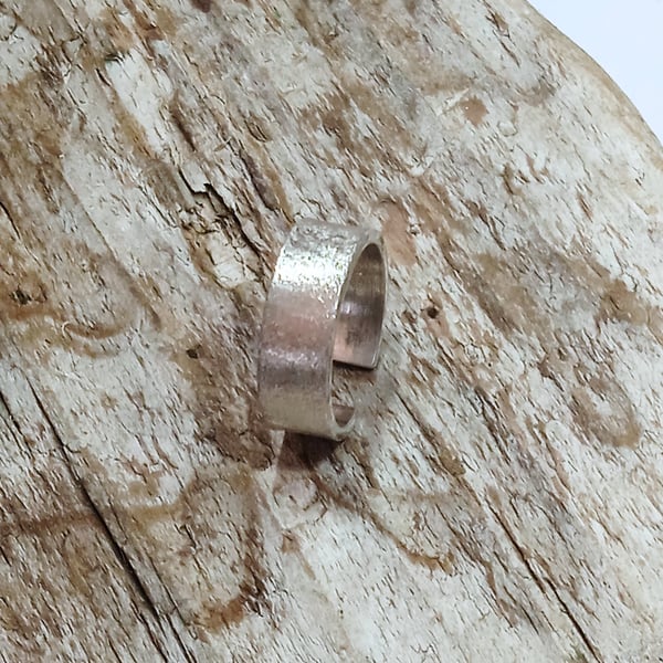Handmade Sterling Silver Open Ring UK Size H - H.5 (RGSSOPH1) - UK Free Post