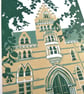 Meadow Building, Christ Church - Oxford linoprint - Image 5