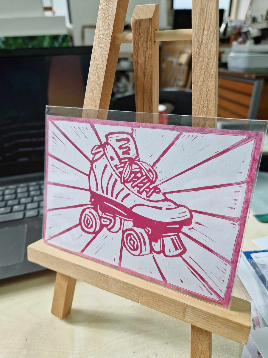 Exhibition postcard. Hand printed. Number 83.