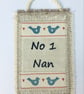 Nan birthday card & keepsake mini hanging gift, Number 1 Nan card - Image 5