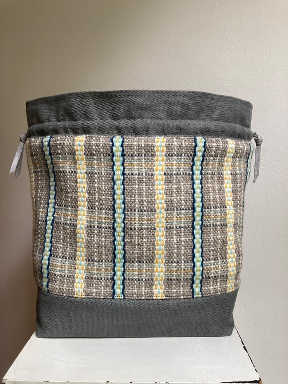 Cariad Bag - Spring Pastels 1. Handwoven in Wales