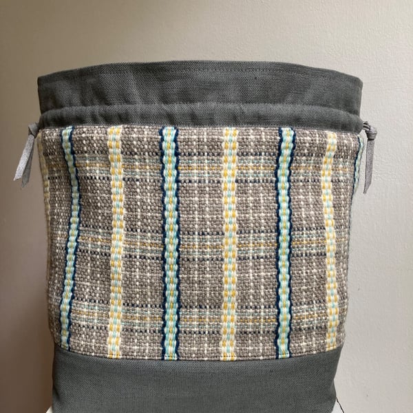 Cariad Bag - Spring Pastels 1. Handwoven in Wales