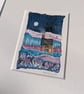 Warm & Cosy Cottage - Original miniature collage. A5 Mounted - Image 2