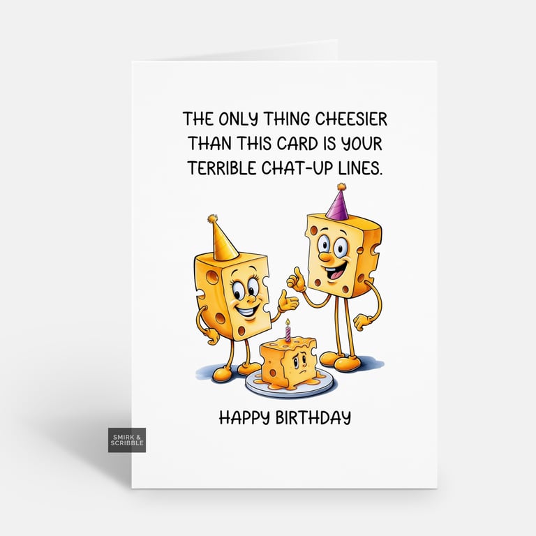 Unique Funny Birthday Card For Him Or Her 