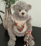 Knitted Mohair Bear, Traditional Teddy Bear 