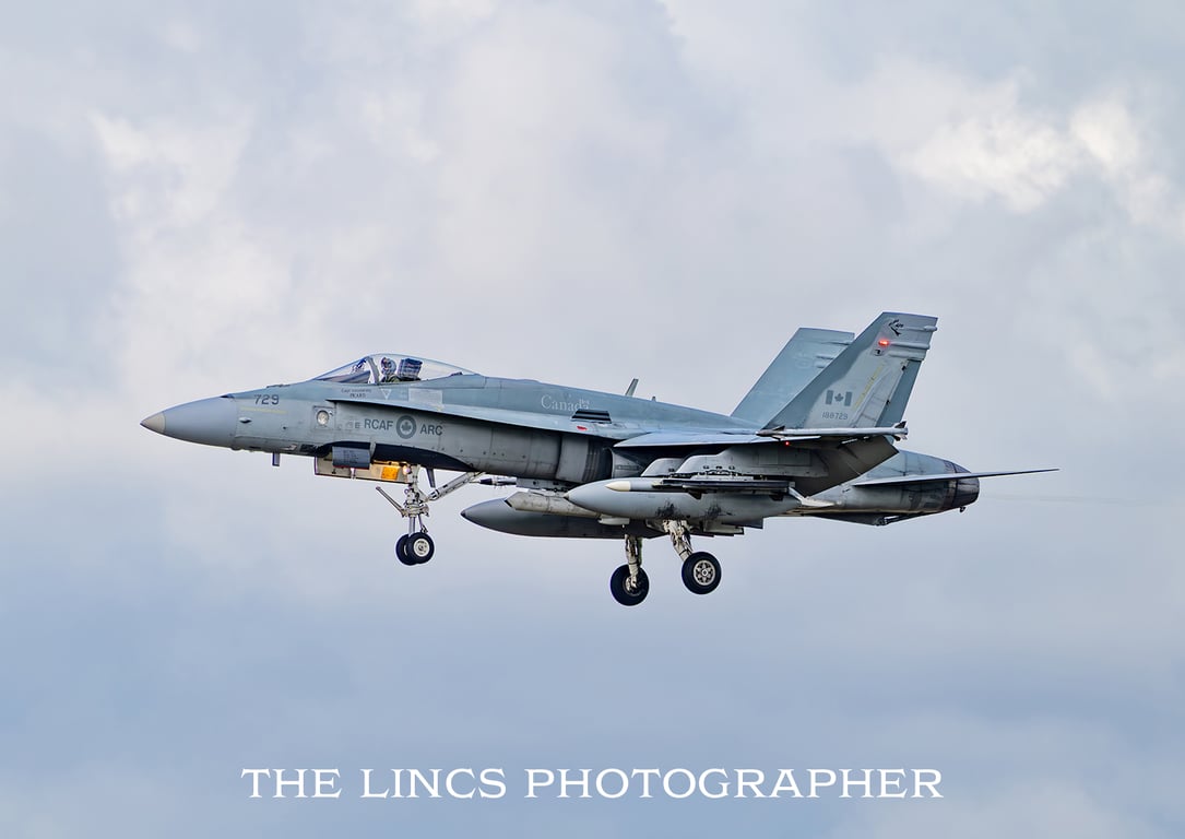 Royal Canadian Air Force F18 print (Limited edition of 10)