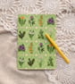 A5 Handmade Notebook with Spring Foraging Design