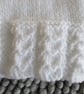 14" White Lace Edge Baby Girls Cardigan - Image 4