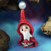Christmas Santa has arrived early in the Gnome Village OOAK Sculpt by Ann Galvin