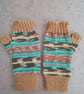 Fingerless Gloves - Hand Knitted - Van Gogh Sunflower inspired  - Image 7