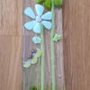 Fused Glass Flower Sun Catcher