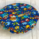 One large reusable bowl cover to fit a mixing bowl. Pop, Bam, Wow!