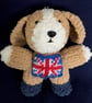 Team GB Union Jack Dog with blue boots and keyring bag clip - Image 2