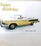 Edsel Pacer 1958 - Birthday, Anniversary, Thanksgiving or Plain Greeting Card - Image 1