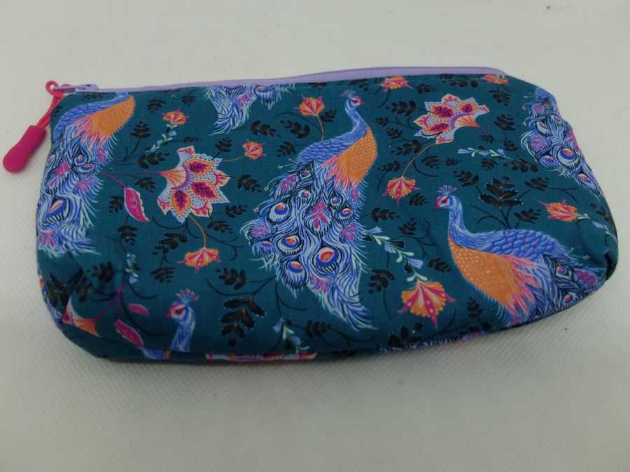 Zipped and lined Backgammon or Chess clock pouch