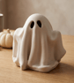 White Ghost Ornament - Spooky Halloween Decoration