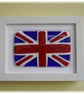 Union Jack Flag British Fused Glass Framed Picture - Image 9