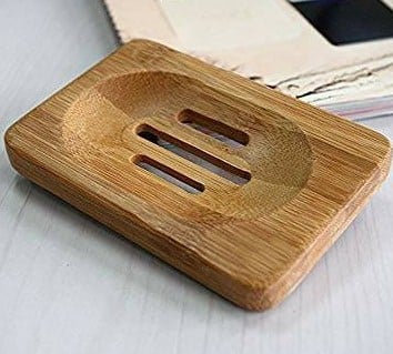 Bamboo Soap Dish, Soap Tray, Natural, Plastic Free, Nature, Bathroom Accessories