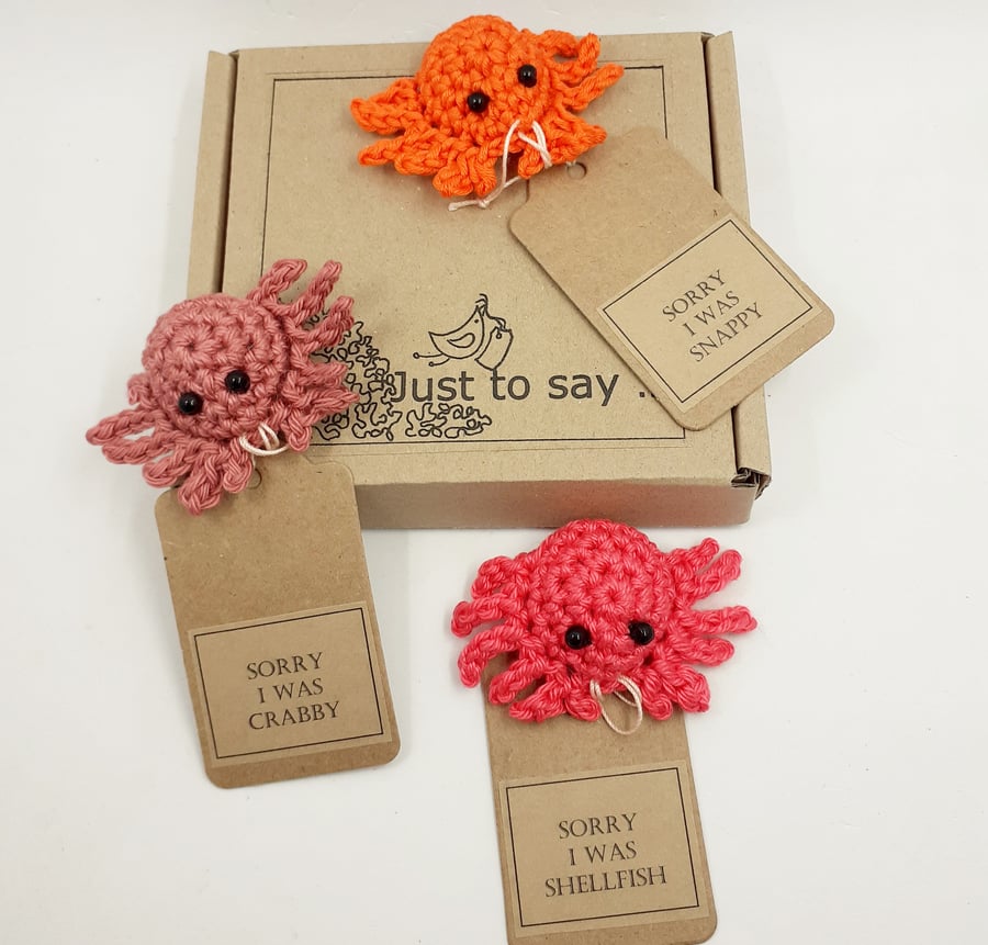 Three Apologetic Crabs!