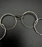 Hammered Circles Necklace, Handmade Solid Silver Statement Chain - Image 3