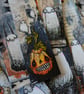 spooky bookmark - haunted pumpkin