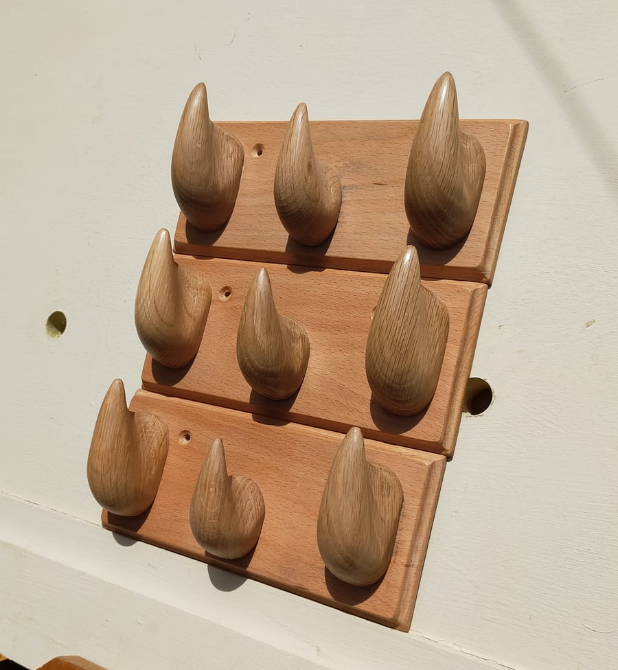 Oak on Beech Door Claws