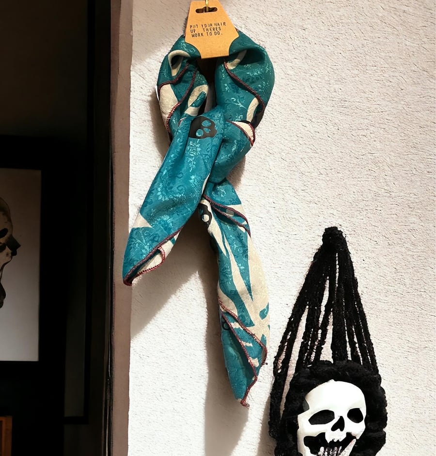 Skull Hair Scarf 