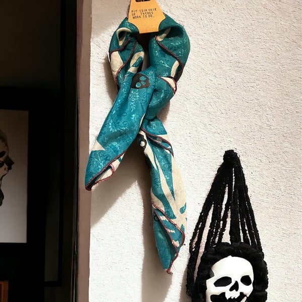 Skull Hair Scarf 