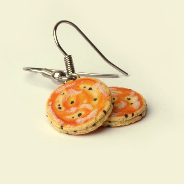 Welsh cake earrings