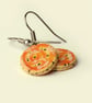 Welsh cake earrings