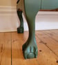 Upcycled wooden vintage ball and claw footed sideboard with a tropical theme - Image 3