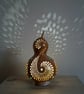 Natural Swirl Gourd Lamp Night Light - Image 1