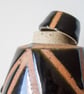 Ceramic Geometric Line Bottle and Lid - Handmade - Image 3