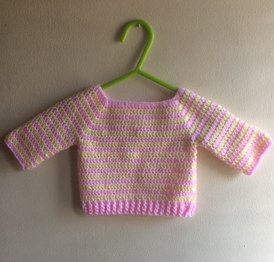 Gorgeous Striped Baby Jumper - Tiny Baby