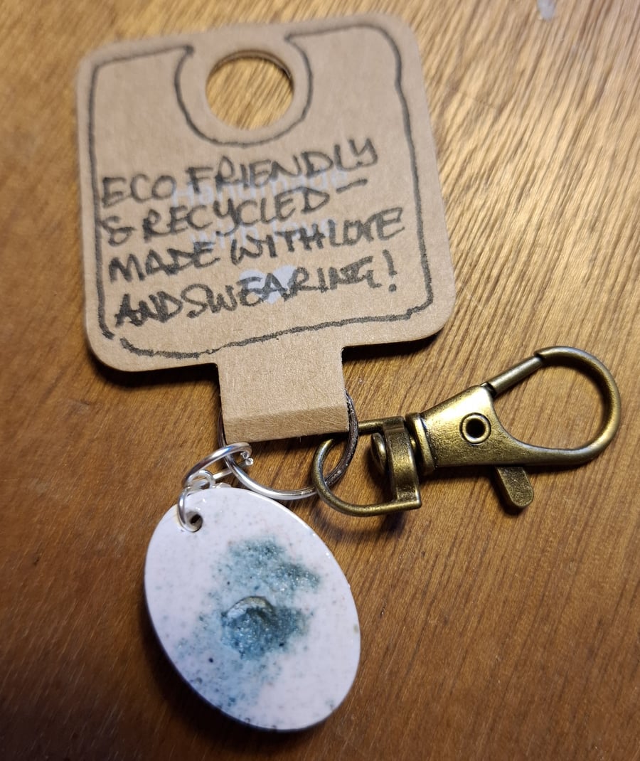Handmade Eco Friendly Resin Keyring
