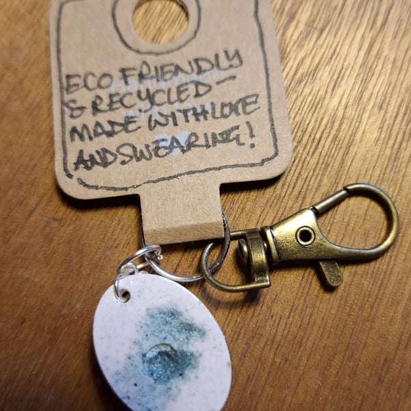 Handmade Eco Friendly Resin Keyring