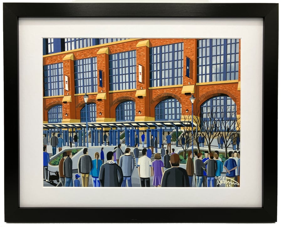 Image of Indianapolis. Framed & Unframed Fine Art Print, American Football, Stadium Gift