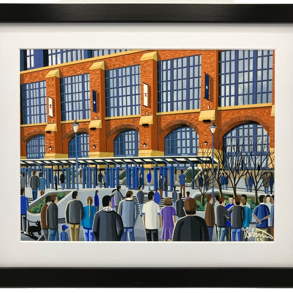 Indianapolis. Framed & Unframed Fine Art Print, American Football, Stadium Gift