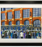 Indianapolis. Framed & Unframed Fine Art Print, American Football, Stadium Gift