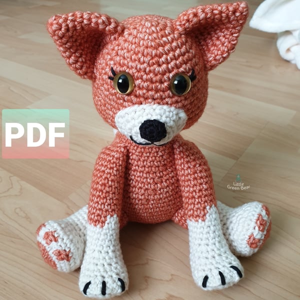 Connie the Cat Crochet Pattern, Cat Amigurumi Pattern, Kitten