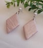 dust pink earrings