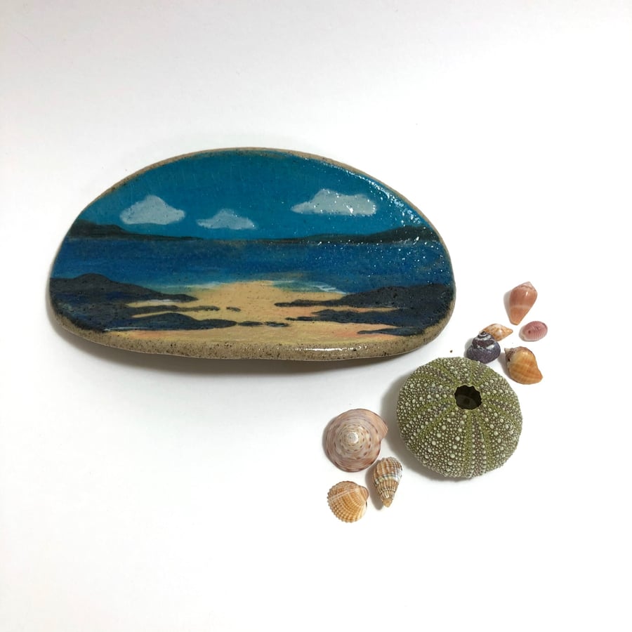 BEACH DISH - HANDMADE STONEWARE CERAMIC