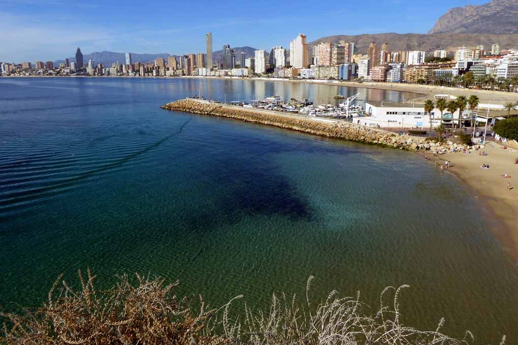 Benidorm Mal Pas Beach Costa Blanca Spain Photograph Print